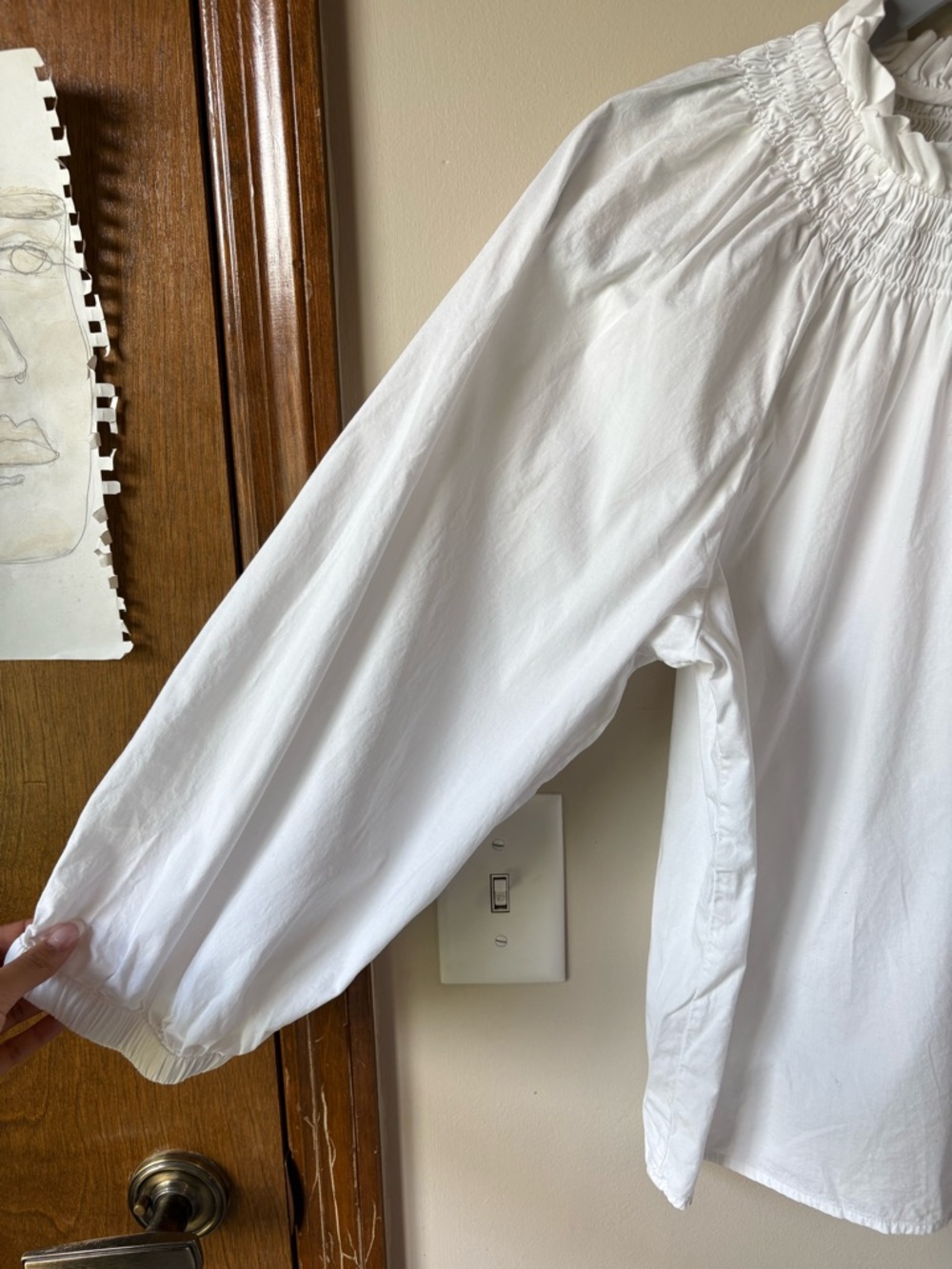 Ruffle Neck Blouse (J.Crew) - Picture 6 of 6